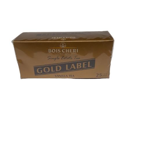 Picture of BOIS CHERI TEA BAGS GOLD LABEL VANILLA 50G