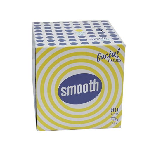 Picture of SMOOTH FACIAL X80 SHEETS SQUARE