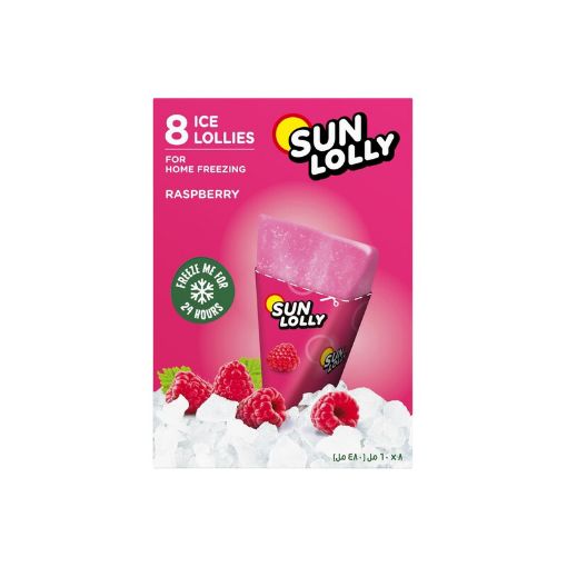 Picture of SUN LOLLIES RASPBERRY 8X60ML