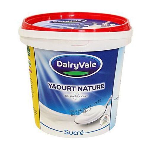 Picture of DAIRYVALE YOGHURT NATURE SUCRE 1KG