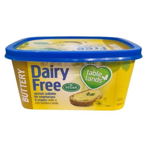 Picture of TABLELAND DAIRY FREE SPREAD BUTTER 500G