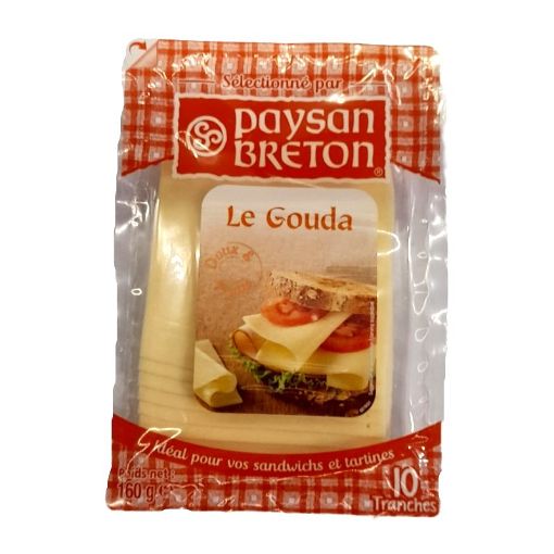 Picture of PAYSAN BRETON TRANCHE GOUDA 160G