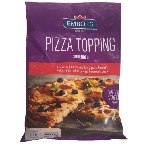 Picture of EMBORG PIZZA TOPING SHR 200G