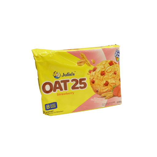 Picture of JULIE S OAT 25 STRAWBERRY 200G