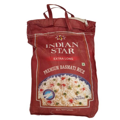 Picture of INDIAN STAR BASMATI RICE EXTRA LONG 5KG