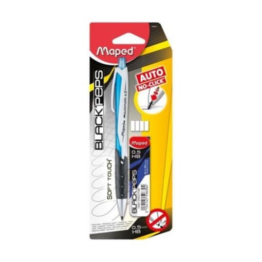 Picture of MAPED MECHANICAL PENCIL AUTO 0 5MM   LEAD CASE BLIST 559511