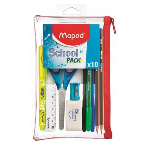 Picture of MAPED KIT ECOLE 10P TROUSSE 89