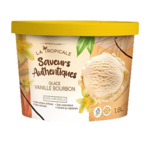 Picture of LA TROPICALE SAVEURS AUTHENTIQUES GLACE VANILLE BOURBON 1.8L