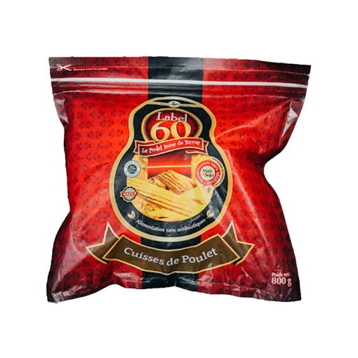 Picture of LABEL 60 IQF CUISSESE ENTIERE 800G