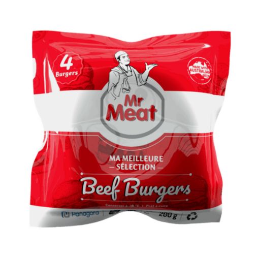 Picture of MR MEAT BEEF BURGERS X 4 200G