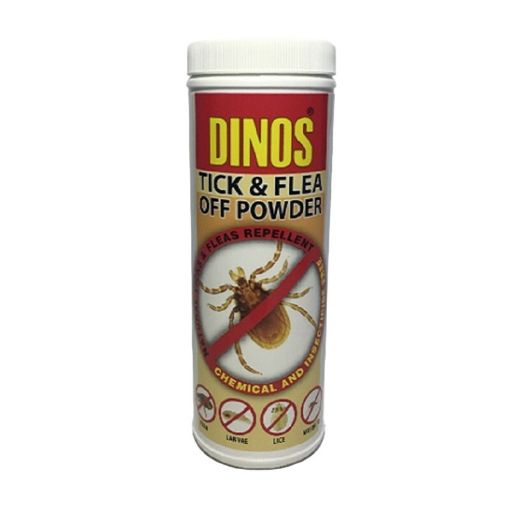 Picture of DINOS TICKS AND FLEA OFF POWDER 80G