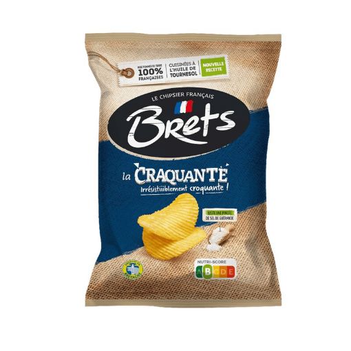 Picture of BRETS CHIPS NATURE ONDULEE 125G