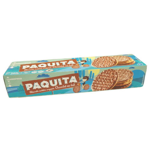 Picture of LP BISCUIT PAQUITA CHOCOLAT AU LAIT 200G