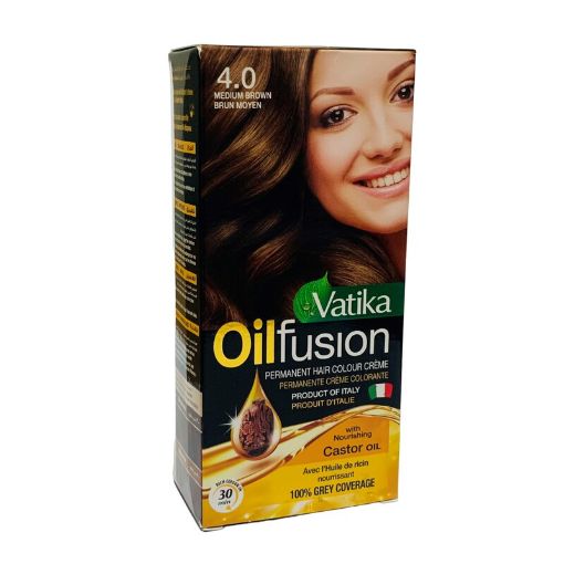 Picture of DABUR VATIKA COLOURING KIT 1 SET MED BROWN