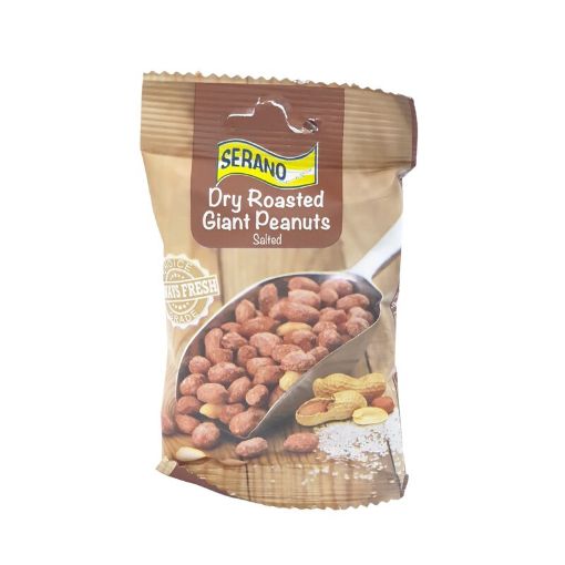 Picture of SERANO ROASTED SALTED RED PEANUTS 50G