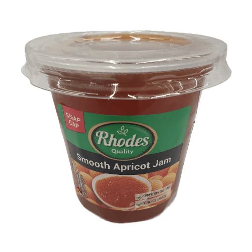 Picture of RHODES APRICOT JAM IN PLASTIC TUB 290G