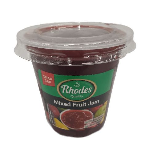 Picture of RHODES MIXED FRUIT JAM IN PLASTIC TUB 290G