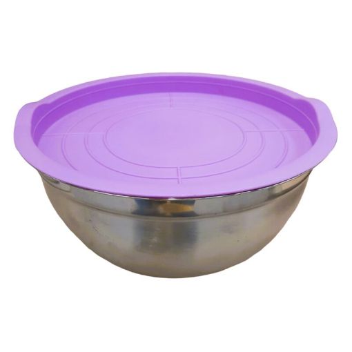 Picture of STAINLESS BOWL 26CM WITH COVER