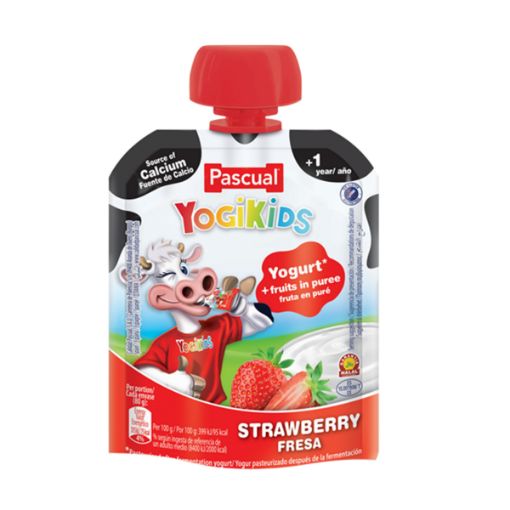 Picture of PASCUAL YOGIKIDS STRAWBERRY POUCH 80G