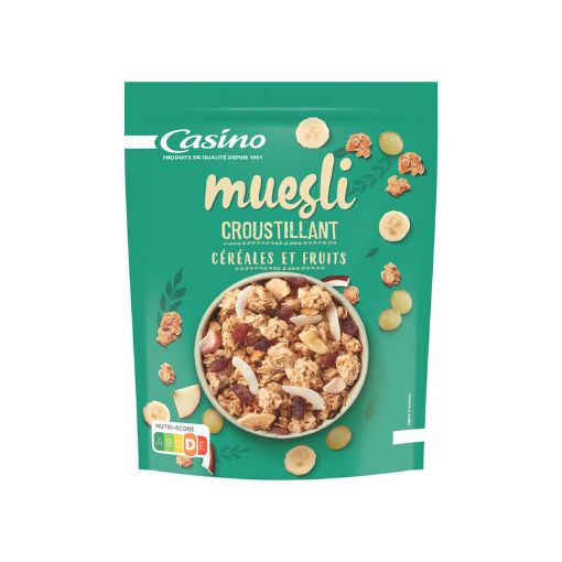 Picture of CO MUESLI CROUSTILLANT CEREALES ET FRUITS 500G