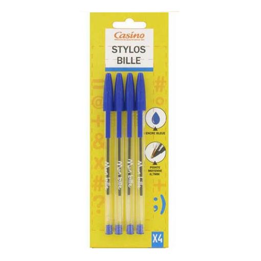 Picture of CO 4 STYLOS BILLE BLEU