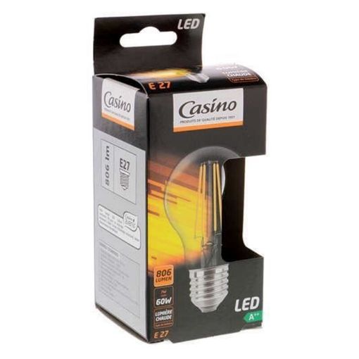Picture of CASINO LED AMPOULE STANDARD E27 60W WARM
