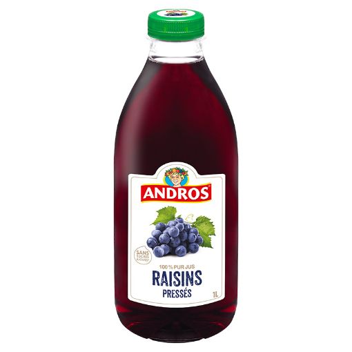Picture of ANDROS JUS DE FRUIT FRAIS RAISIN 1L