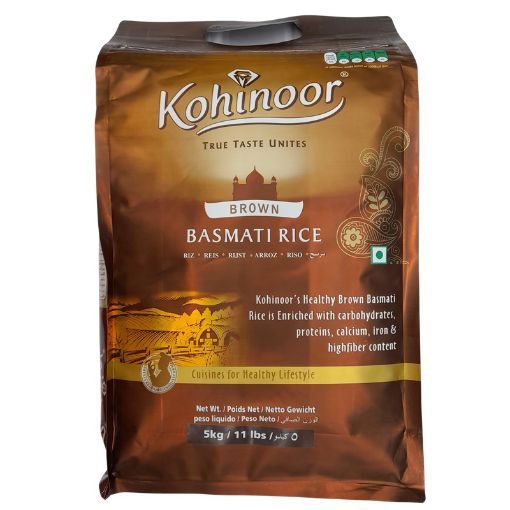 Picture of KOHINOOR BROWN BASMATI RICE 5KG