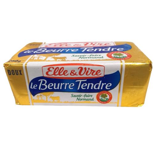 Picture of ELLE & VIRE BEURRE TENDRE DOUX PLAQUETTE 250G