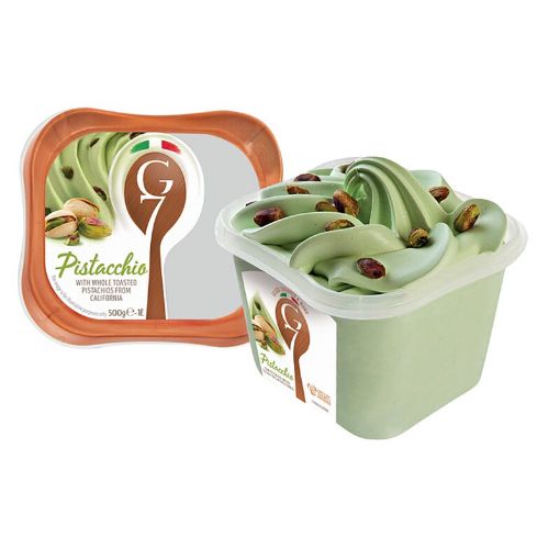 Picture of G7 GELATO ICE CREAM PISTACCHIO 1L