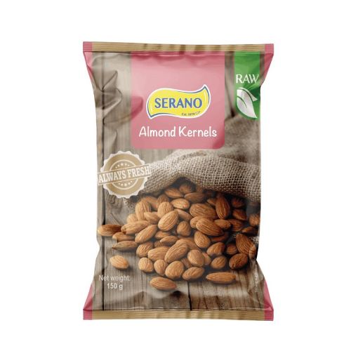 Picture of SERANO RAW ALMONDS 150G