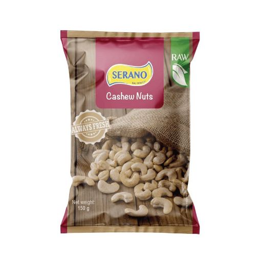 Picture of SERANO RAW CASHEW NUTS 150G