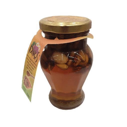 Picture of MINOS HONEY GLASS JAR MIXED NUTS 250G