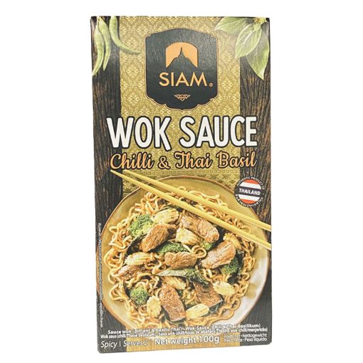 Picture of DESIAM WOK  CHILLI THAI BASIL SAUCE  100G