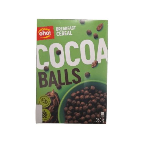 Picture of OHO CEREAL BOX COCOA BALLS 360G