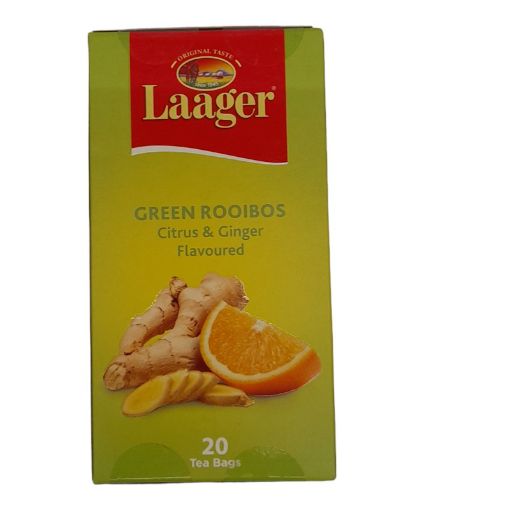 Picture of LAAGER GREEN ROOIBOS CITRUS GINGER TEA 20S