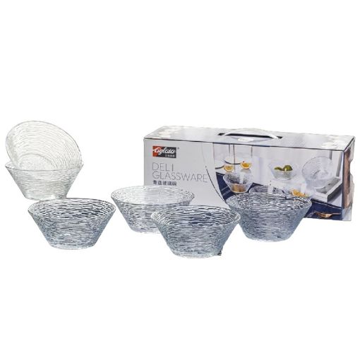 Picture of GLASS BOWL SET 6PCS