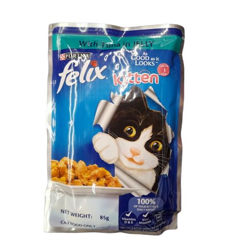 Picture of PURINA FELIX KIT TUNA JELLY POUCH 85G