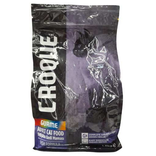 Picture of CROQUE GOURMET ADULT CAT FISH 1 5KG