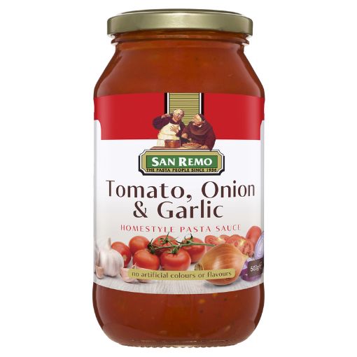 Picture of SAN REMO SAUCE TOMON GARLIC 500G