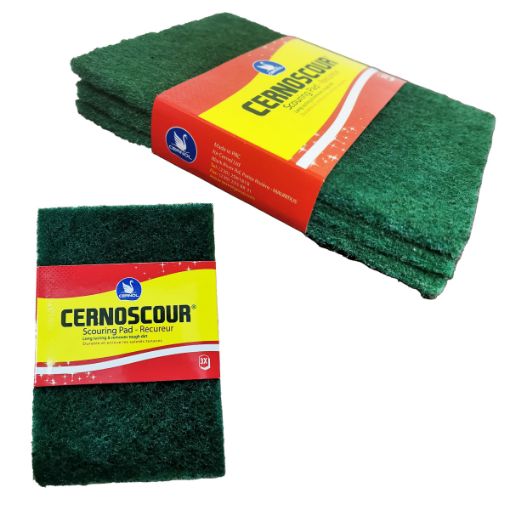 Picture of CERNOSCOUR GREEN SCOURER PAD X3