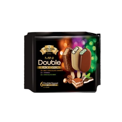 Picture of LONDON DAIRY MULTIPACK B.EDITION TIRAMISU CHOC.MINT/MALT CHOCOLATE 6X60ML