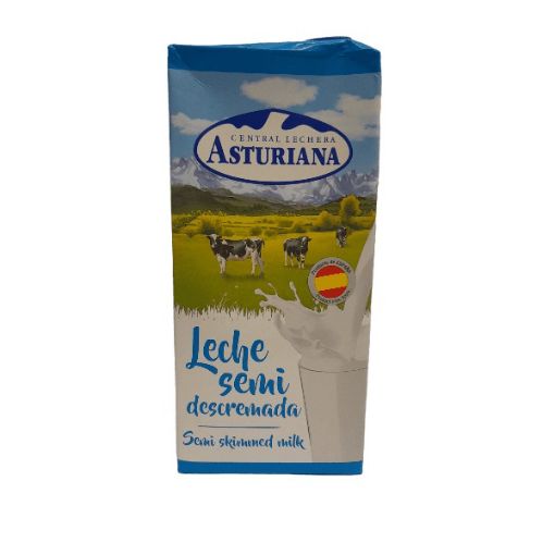 Picture of ASTURIANA UHT SEMI SKIMMED MILK 1LT