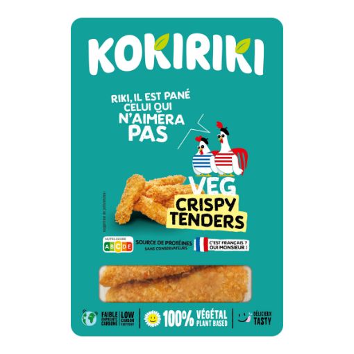 Picture of KOKIRIKI VEG CHICK'N CRISPY TENDERS TRAY 200G