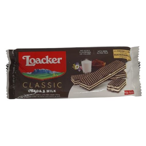 Picture of LOACKER CLASSIC  COCOA MILK  90G