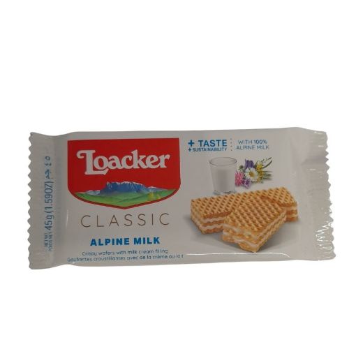 Picture of LOACKER CLASSIC ALPINE MILK 45G