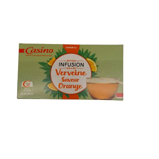 Picture of CASINO  INFUSION VERVEINE ORANGE FRAICHEUR  25 SACHETS   35G