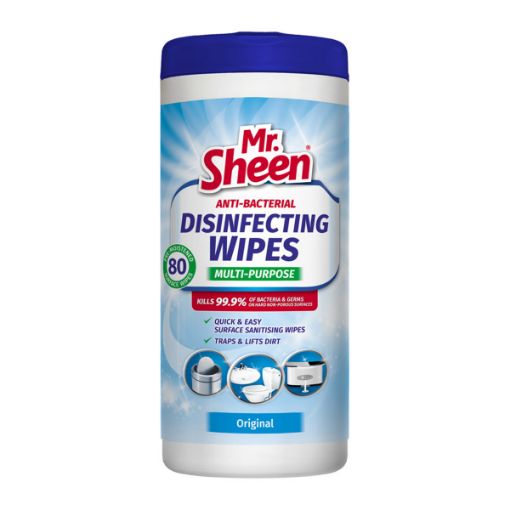 Picture of MR SHEEN ANTI BAC WIPES 80PCS