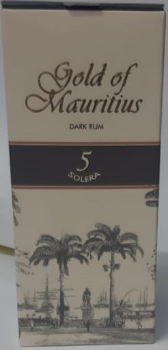 Picture of GOLD OF MAURITIUS SOLERA 5 DARK RUM 700ML