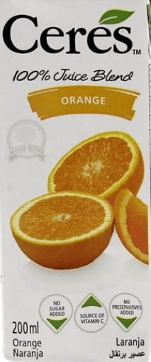 Picture of CERES 100% JUICE ORANGE 200ML